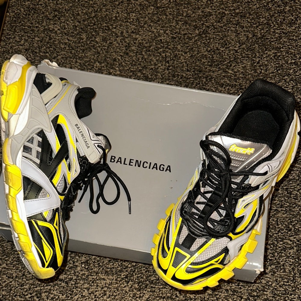 Balenciaga Black and Yellow Sneakers - Picture 3 of 3